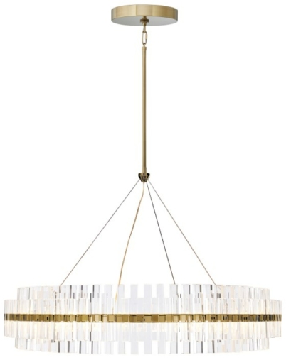 Pamela Round LED Crystal Chandelier