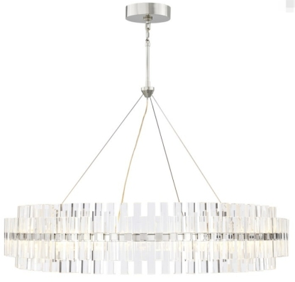 Pamela Round LED Crystal Chandelier
