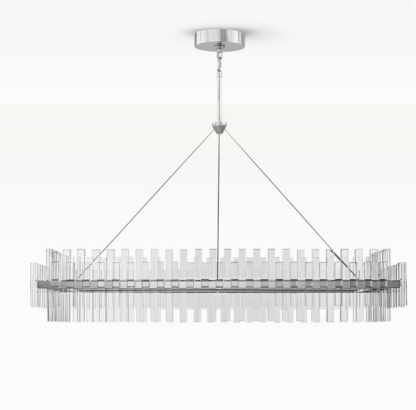 Pamela Linear LED Crystal Chandelier