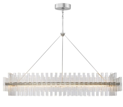 Pamela Linear LED Crystal Chandelier