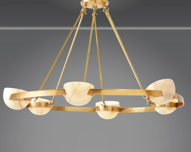 Sylvia Chandelier for living room 6 lights