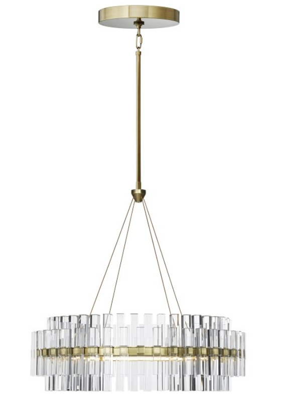 Pamela Round LED Crystal Chandelier