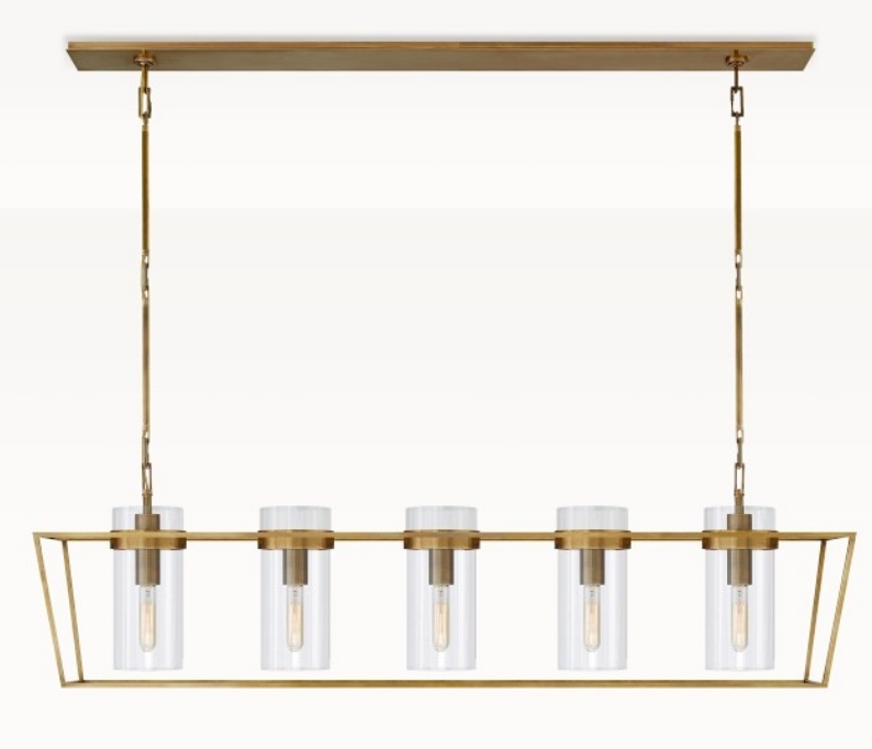 Etan Linear Chandelier for dining room 5 lights