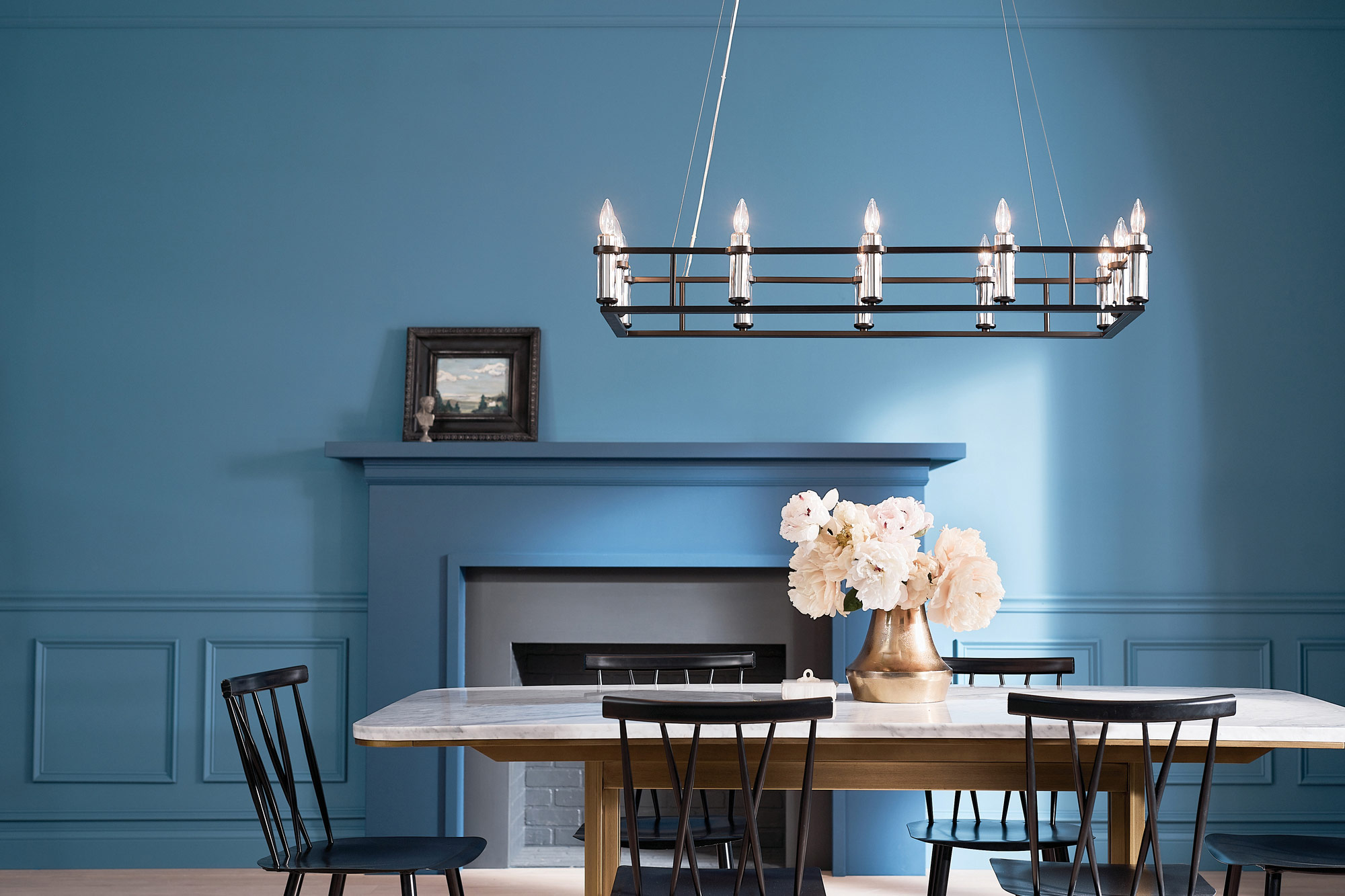 Rosey Linear Chandelier