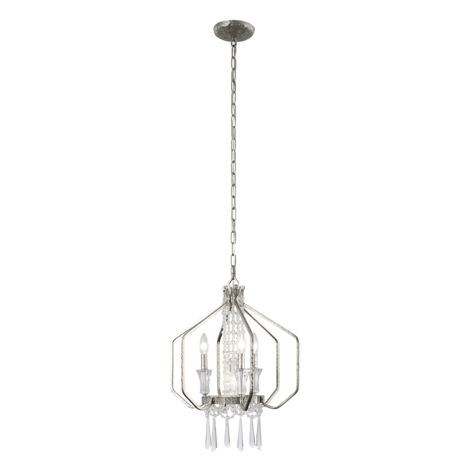 Baylor  Four Light Pendant In Transcend Silver