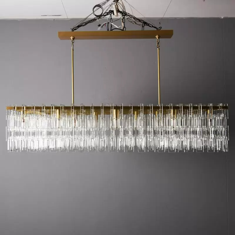 Marigold Rectangular Chandelier 60"