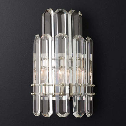 Bonnie Faceted Crystal Wall Sconce