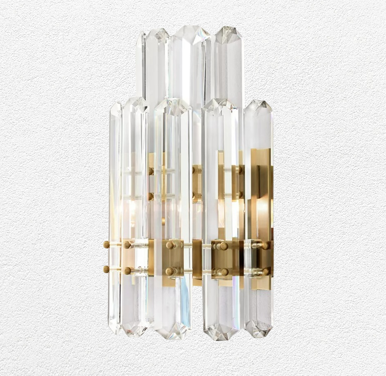 Bonnie Faceted Crystal Wall Sconce
