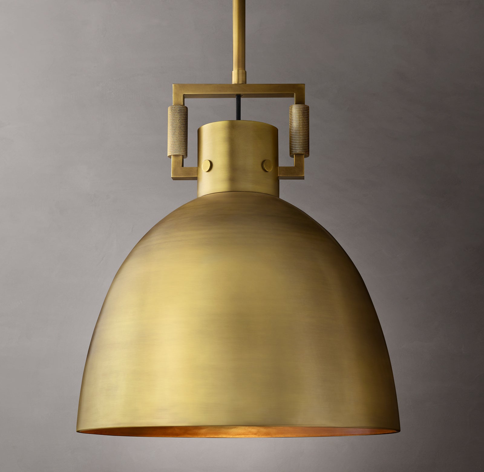 MACHINIST METAL CLOCHE PENDANT Light