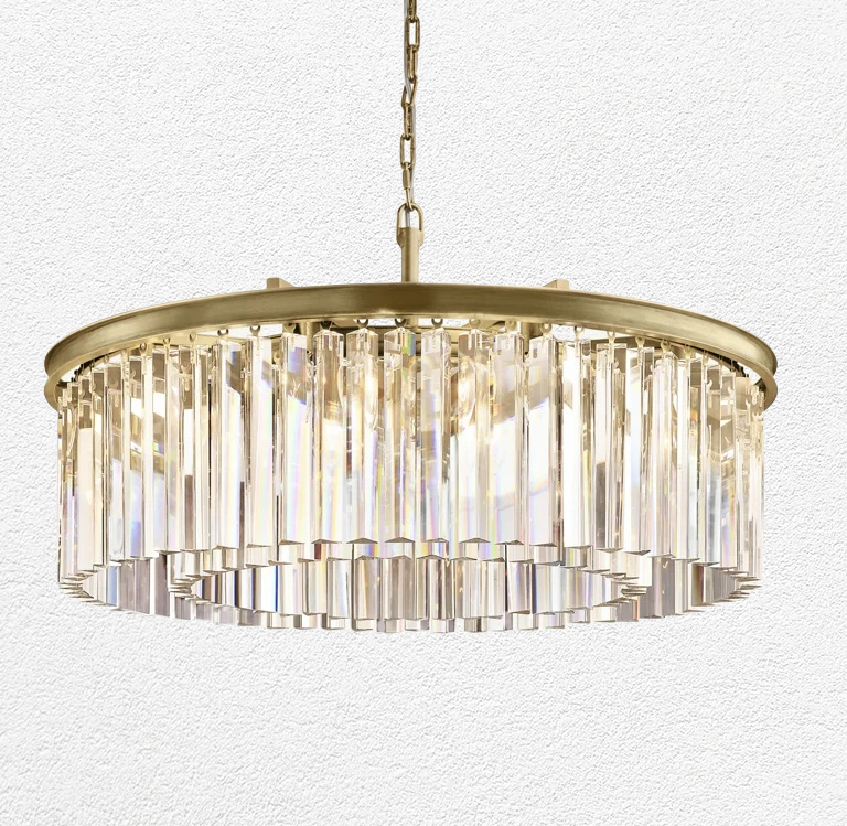 Rihys Crystal Round Chandelier 32"