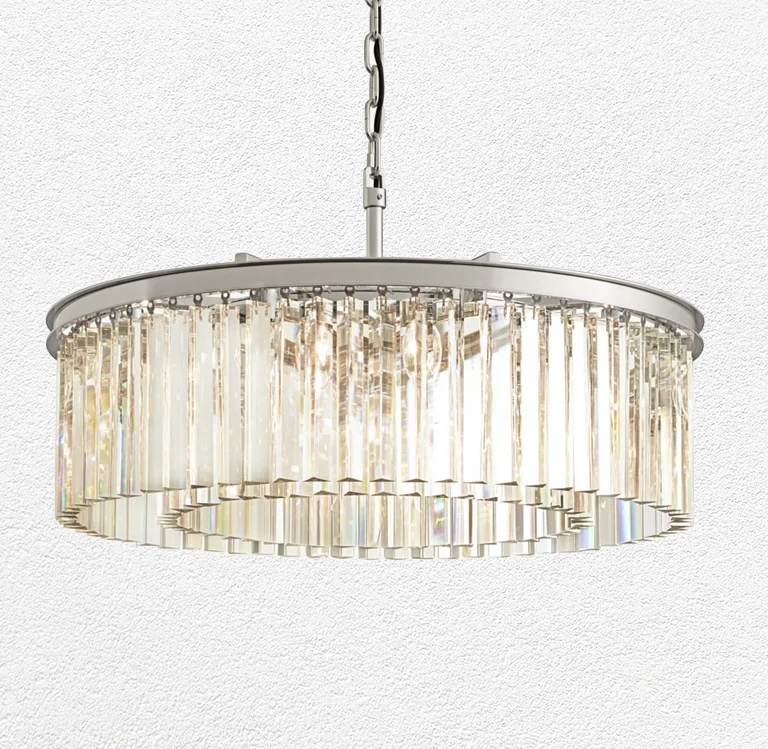 Rihys Crystal Round Chandelier 32"