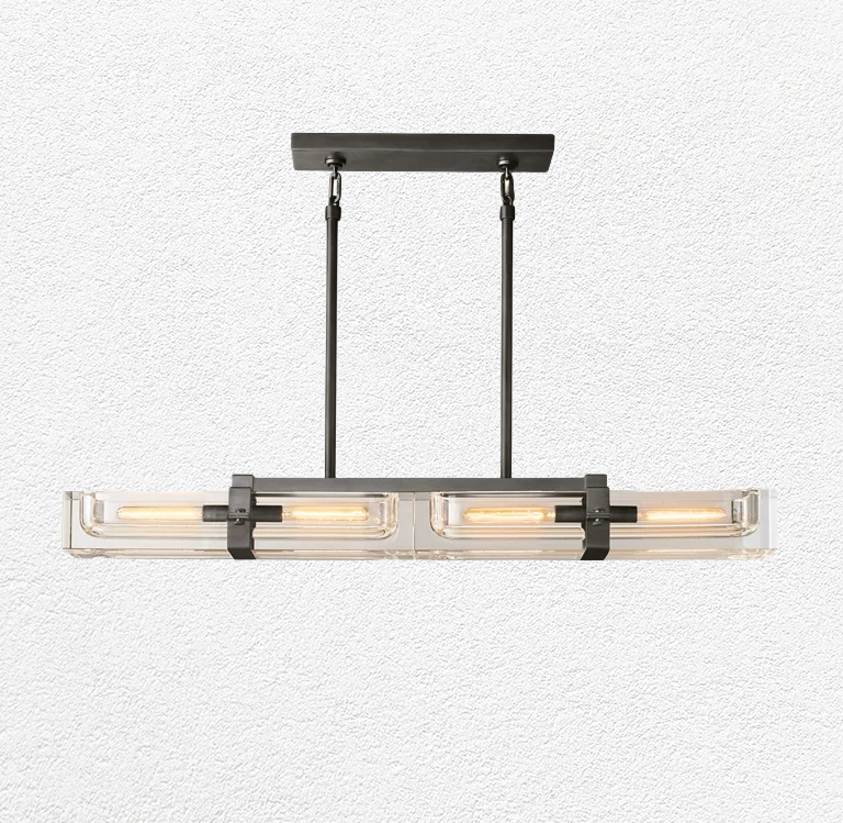 Savile Linear Chandelier 48" 4-lights