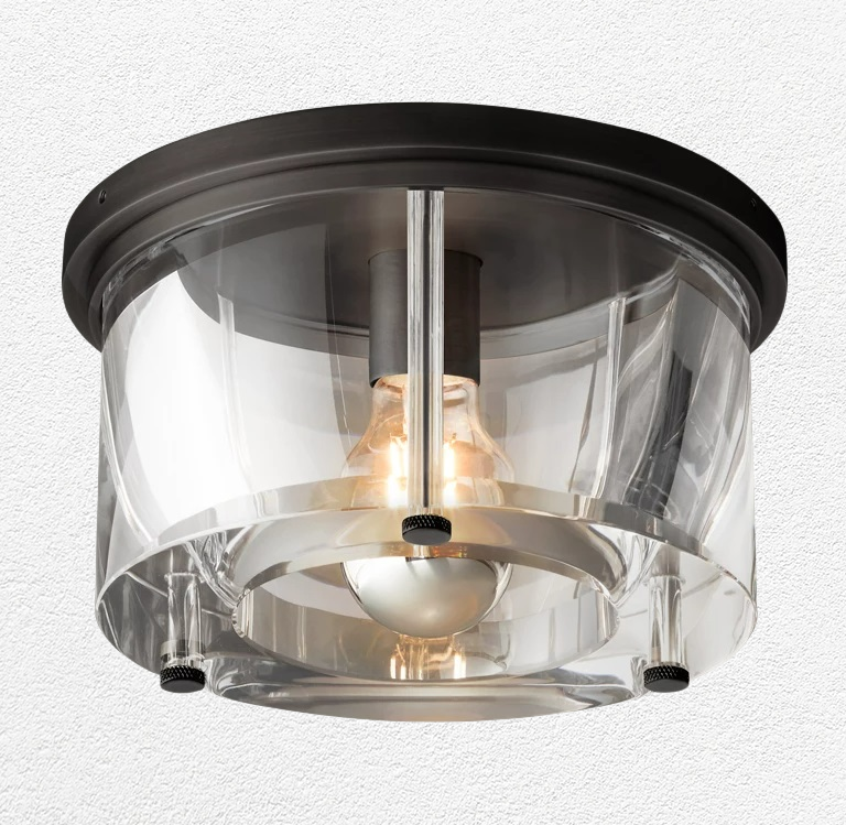 Savile Round Flushmount