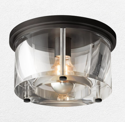 Savile Round Flushmount