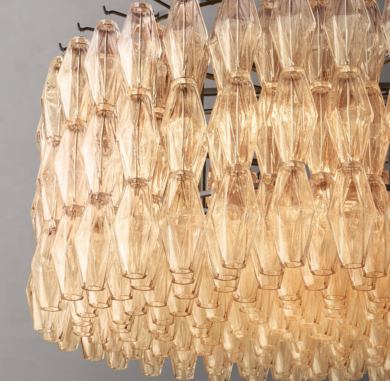Chiara Glass Round Chandelier 37"