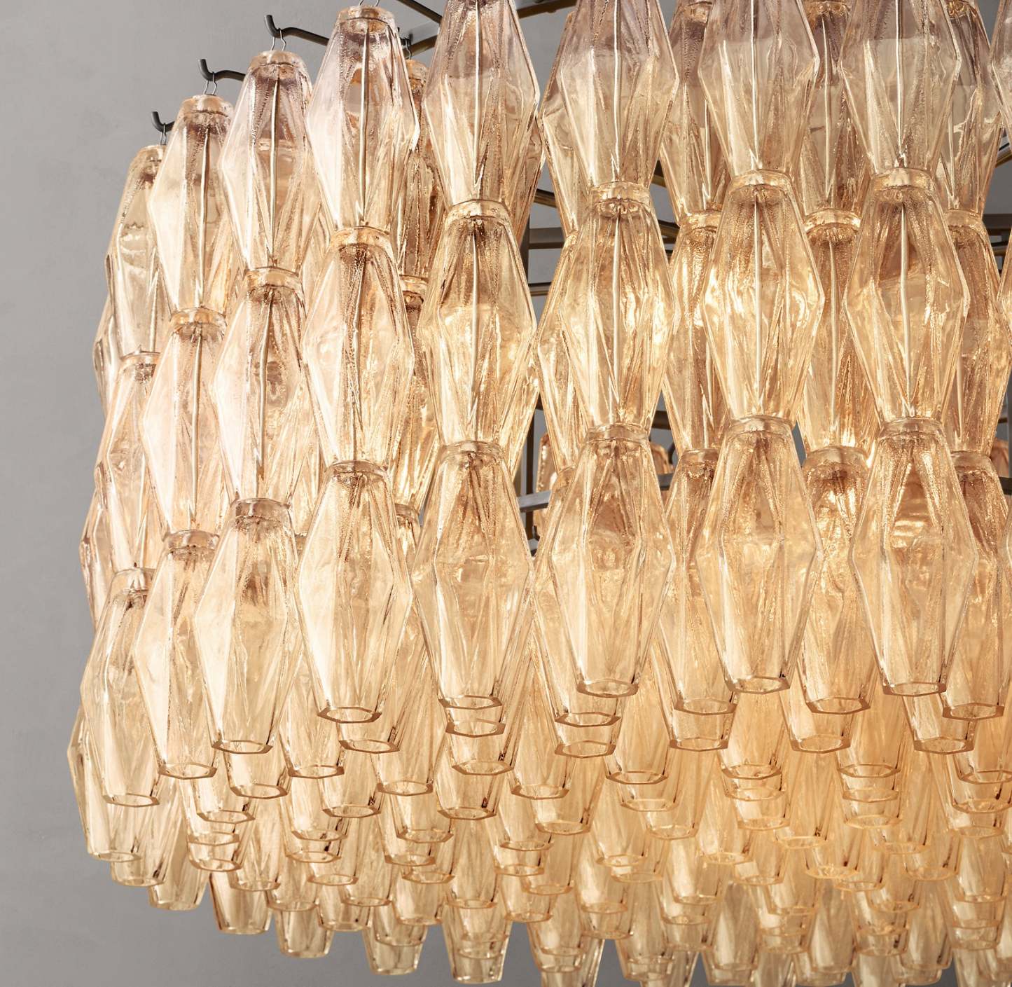 Chiara Glass Round Chandelier 37"