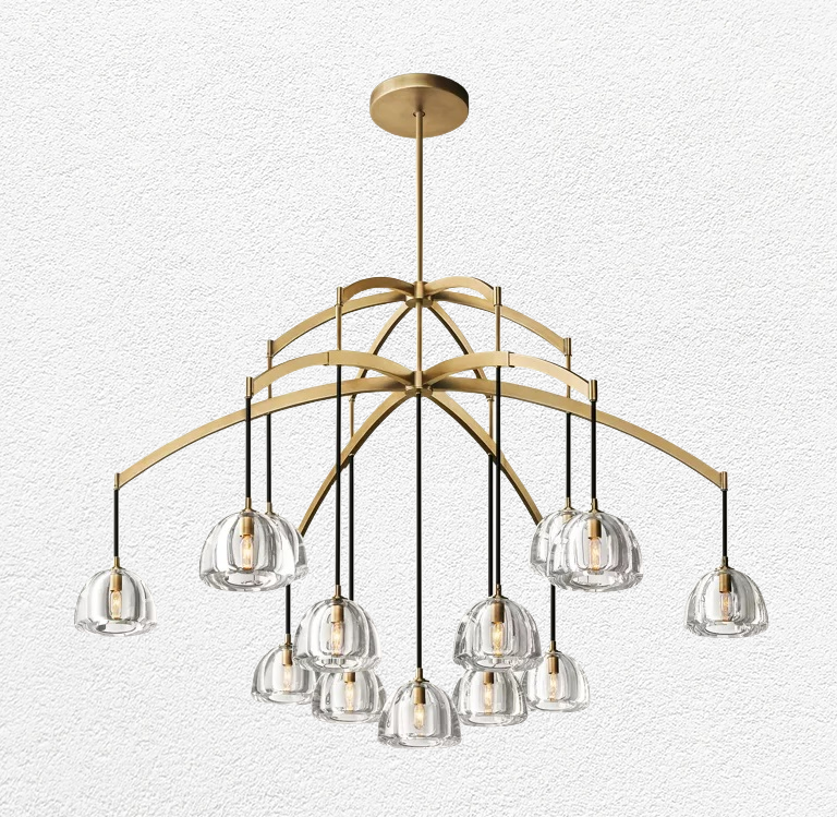 Hemispheres Round Chandelier 60''
