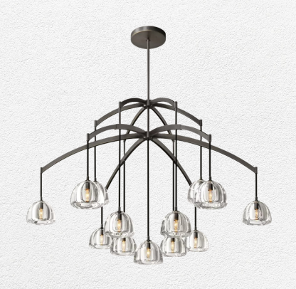Hemispheres Round Chandelier 60''