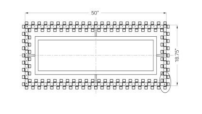 Pamela Linear LED Crystal Chandelier
