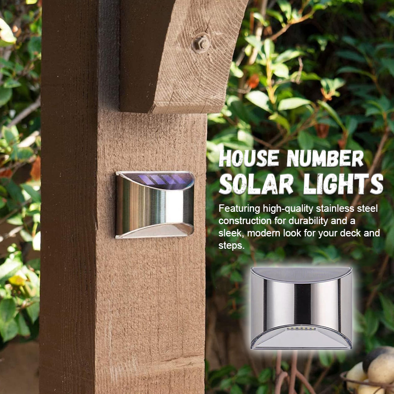 Replaceable Doorplate Solar Light