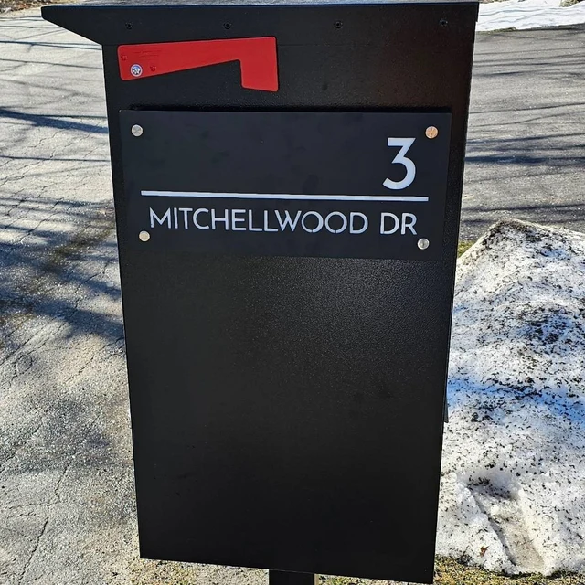 Modern LED House Numbers Sign