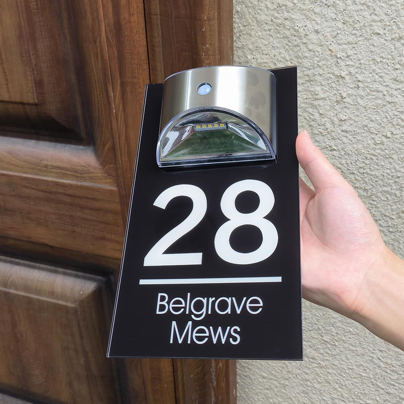 Custom Printed Solar House Sign | Rectangle