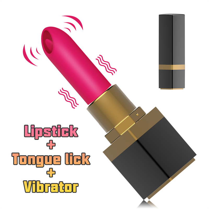 🔥2023 latest explosion low price 49%OFF💥💥-Water-resistant lipstick vibrator toy