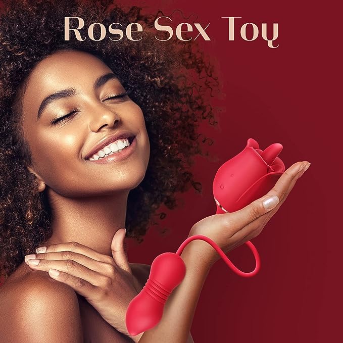 💥The latest products for Valentine’s Day 2024--👑3 in 1 Silicone Rose Toy