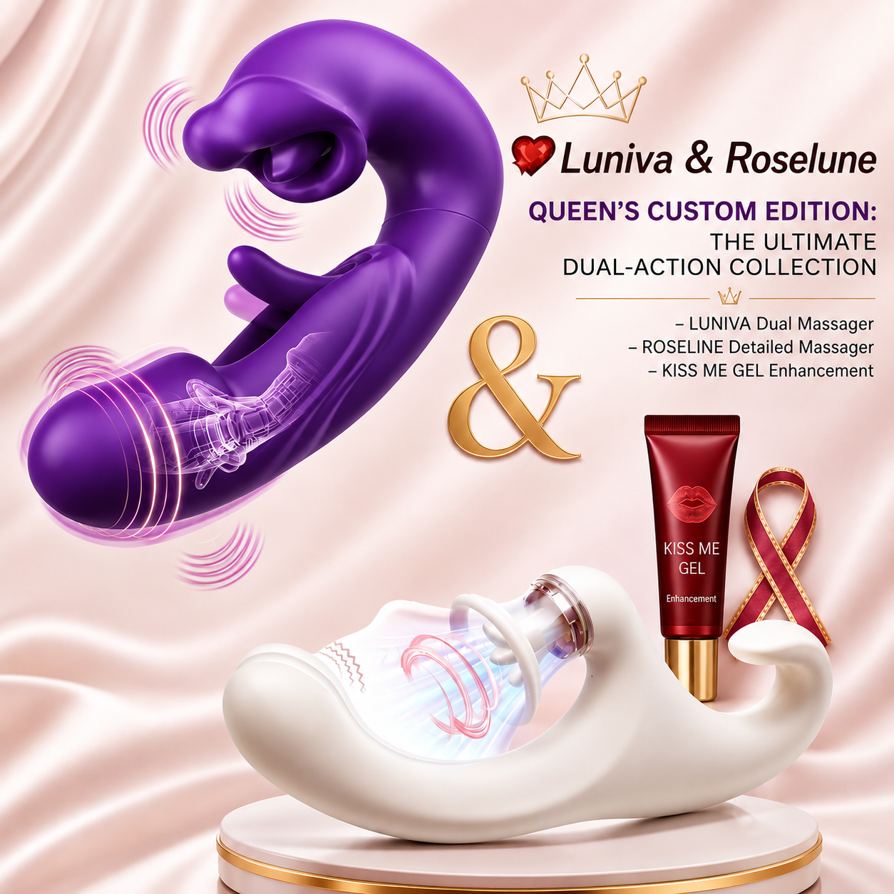 Luniva 4 in 1 Pelvic floor trainer plug👅🍆