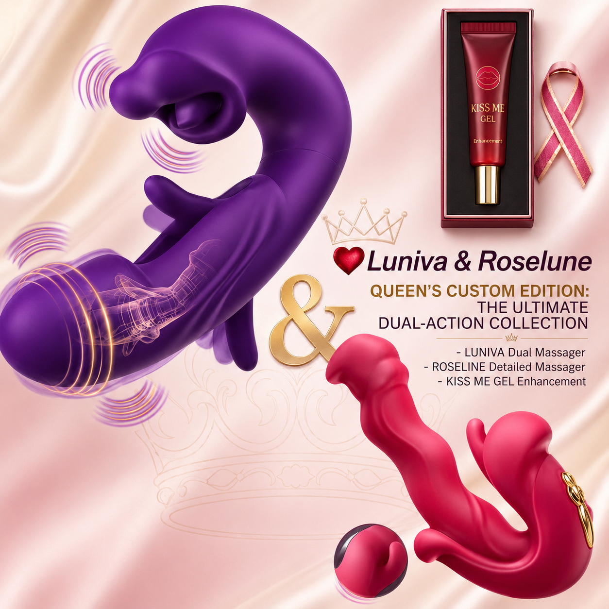 Luniva 4 in 1 Pelvic floor trainer plug👅🍆