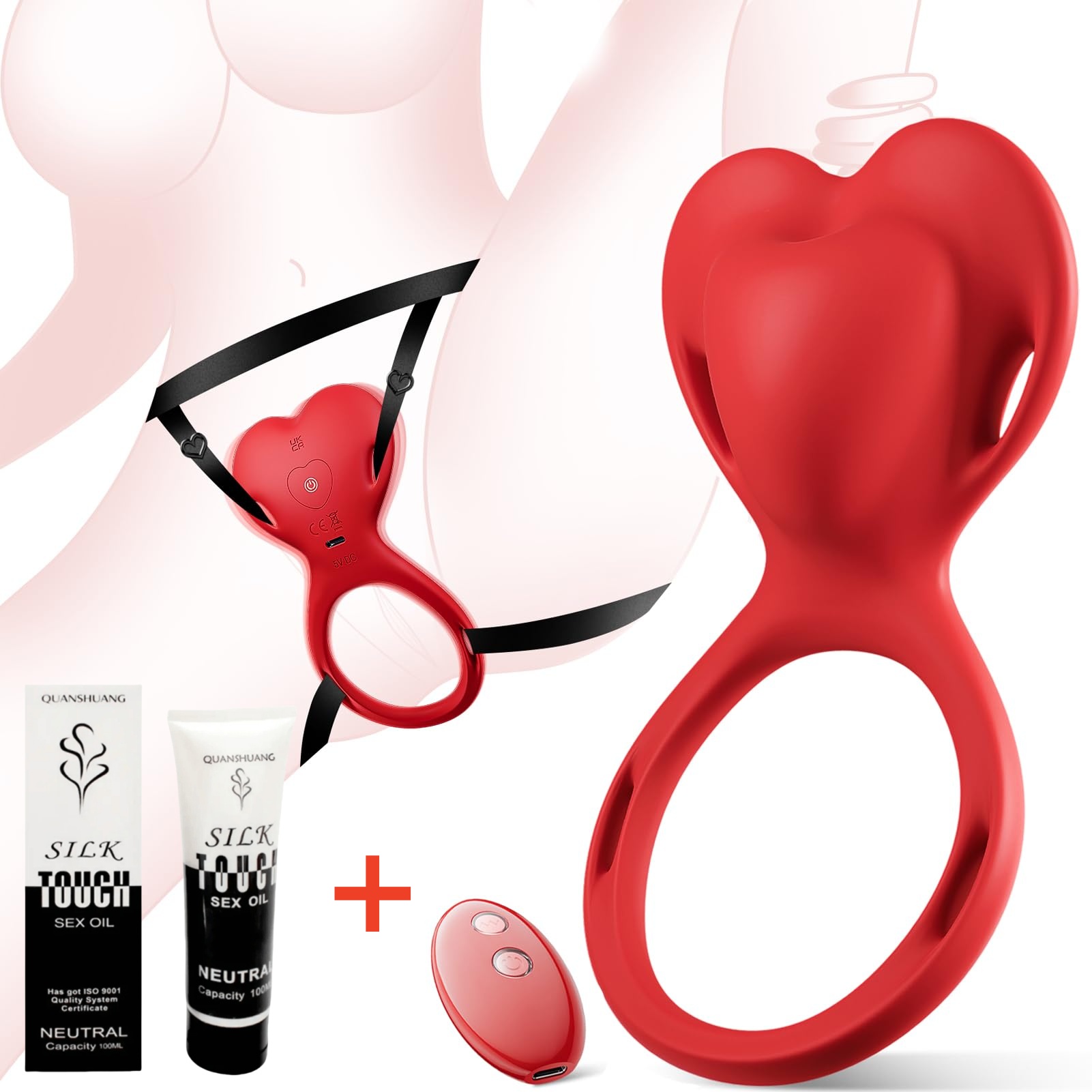 😍2-in-1 couple vibrator, 📱wearable APP remote control vibrator