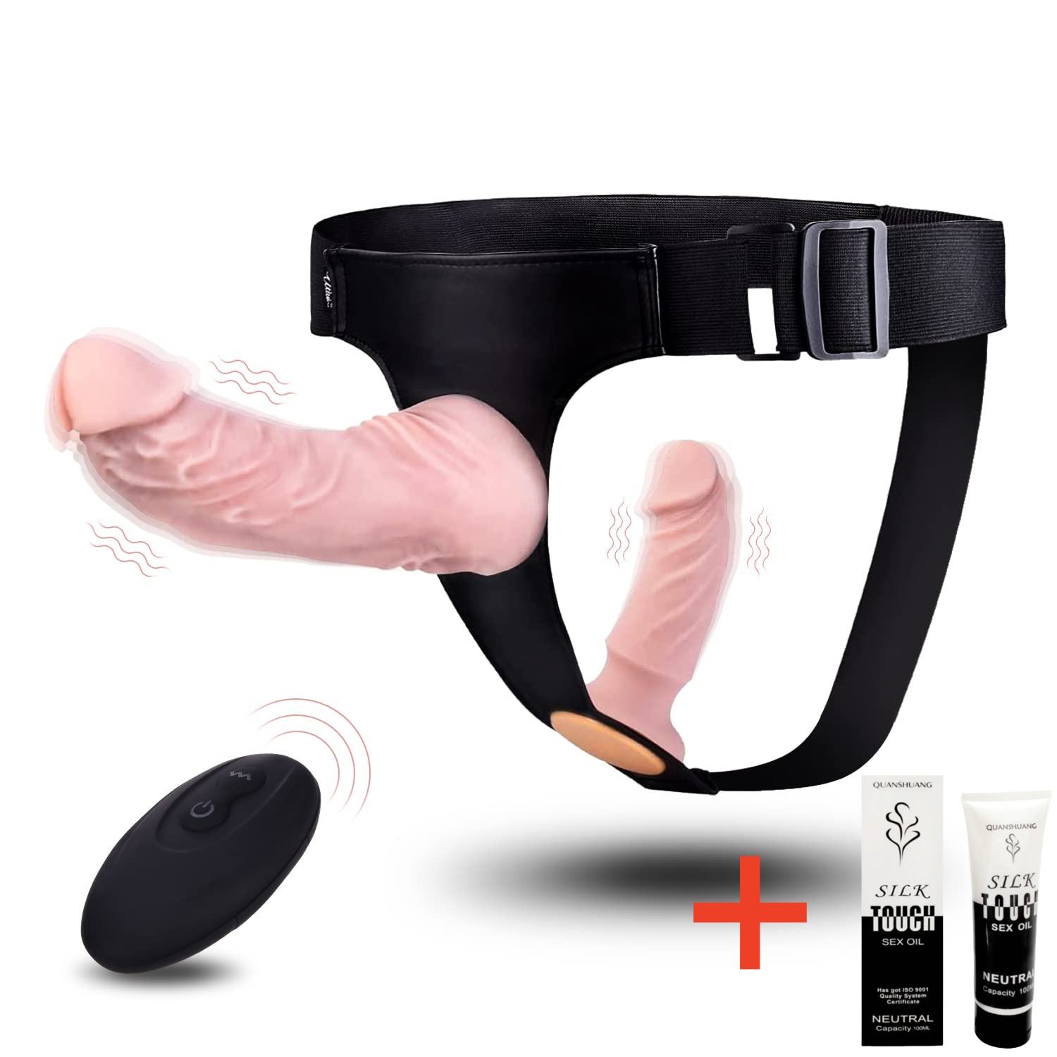 😍😍Dual-Head Wearable Vibrating Dildo, 👄the Perfect Lesbian Relationship Maintainer