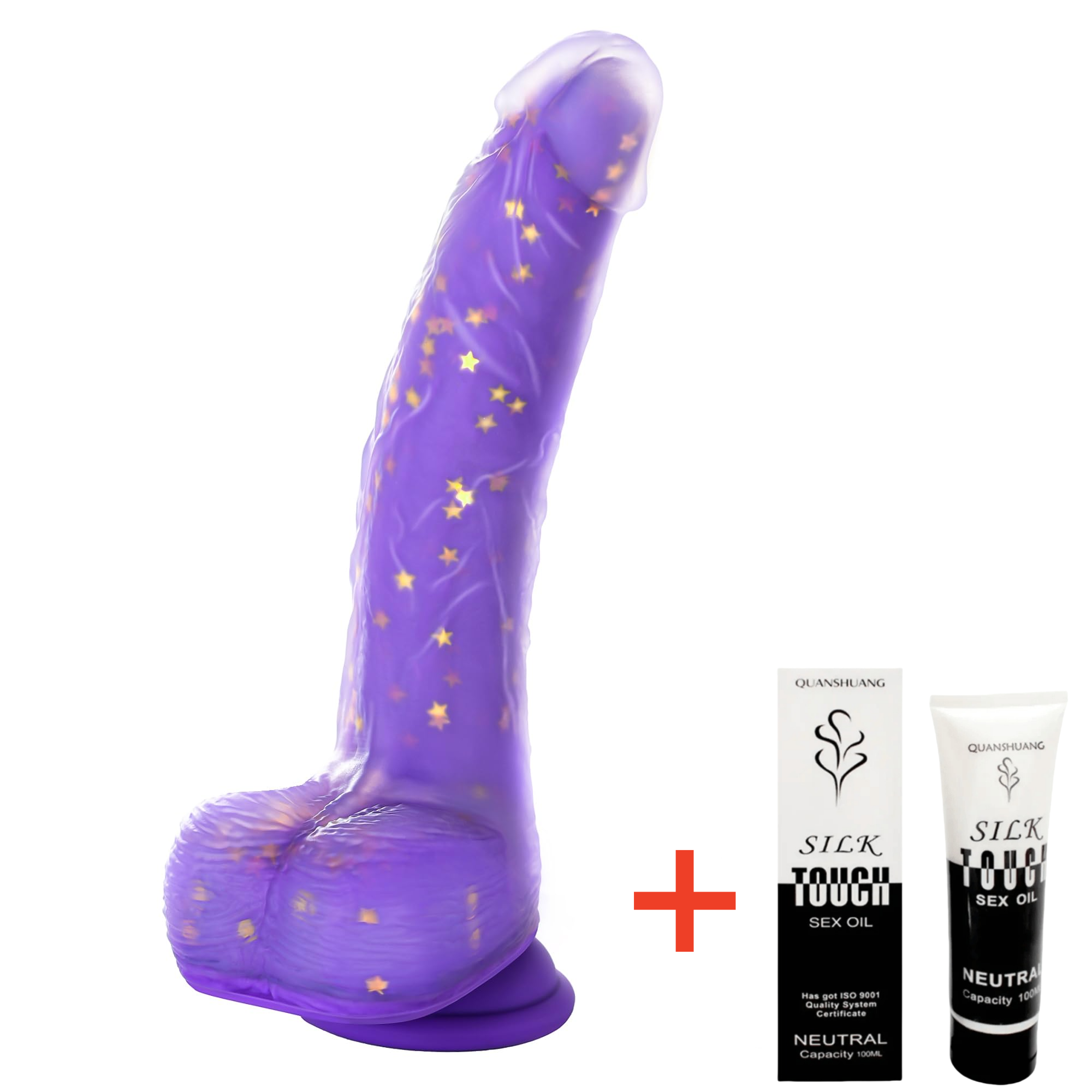 🔥Brand New Design🔥Fantasy Comes to Life with Amethyst Penis💜Thrust Heated Dildo Vibrator