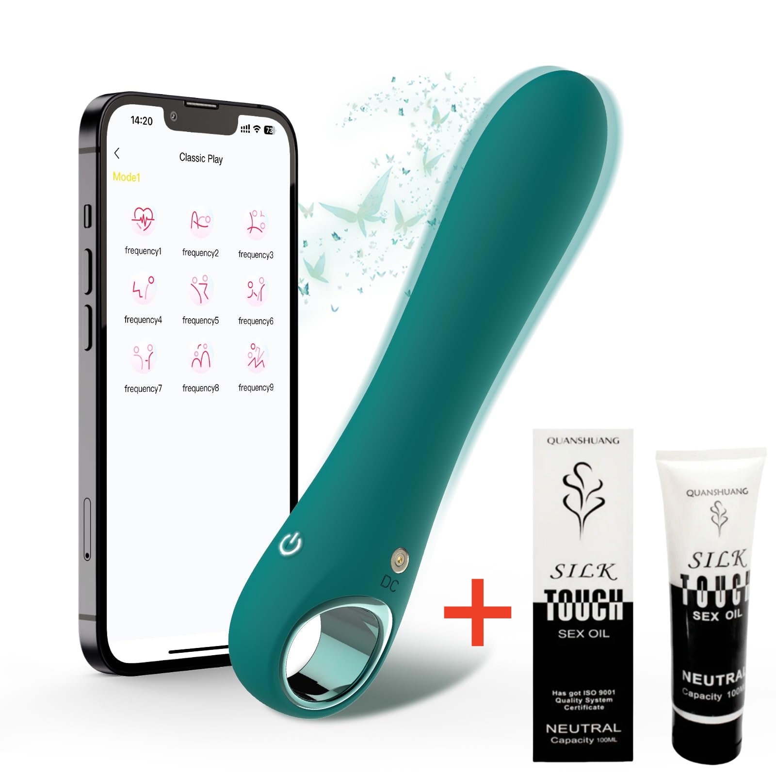 🔥2025 Classic Toy🔥 – Mini APP-Controlled G-Spot Massager, 😘the Best Gift for Yourself