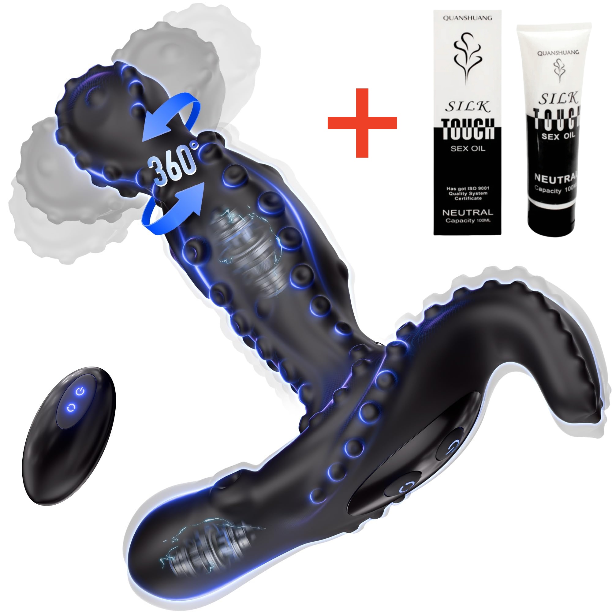 🔥🔥 360° Rotating Octopus Tentacle Prostate Massager 😍 Delivers a soul-shaking sensation!