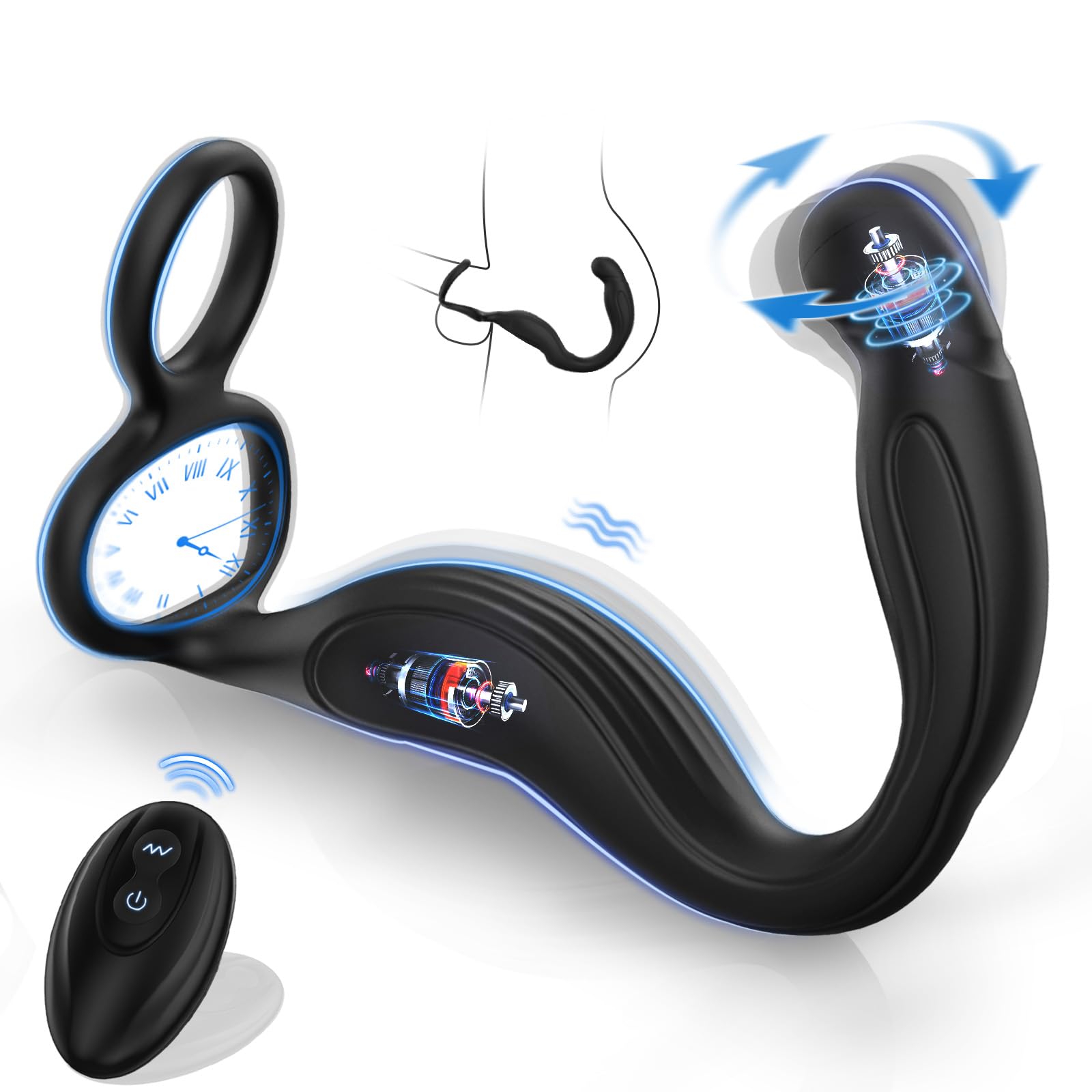 😍Male 360° Rotating Prostate Massager🎁- 💖Anal Sex Toys✨