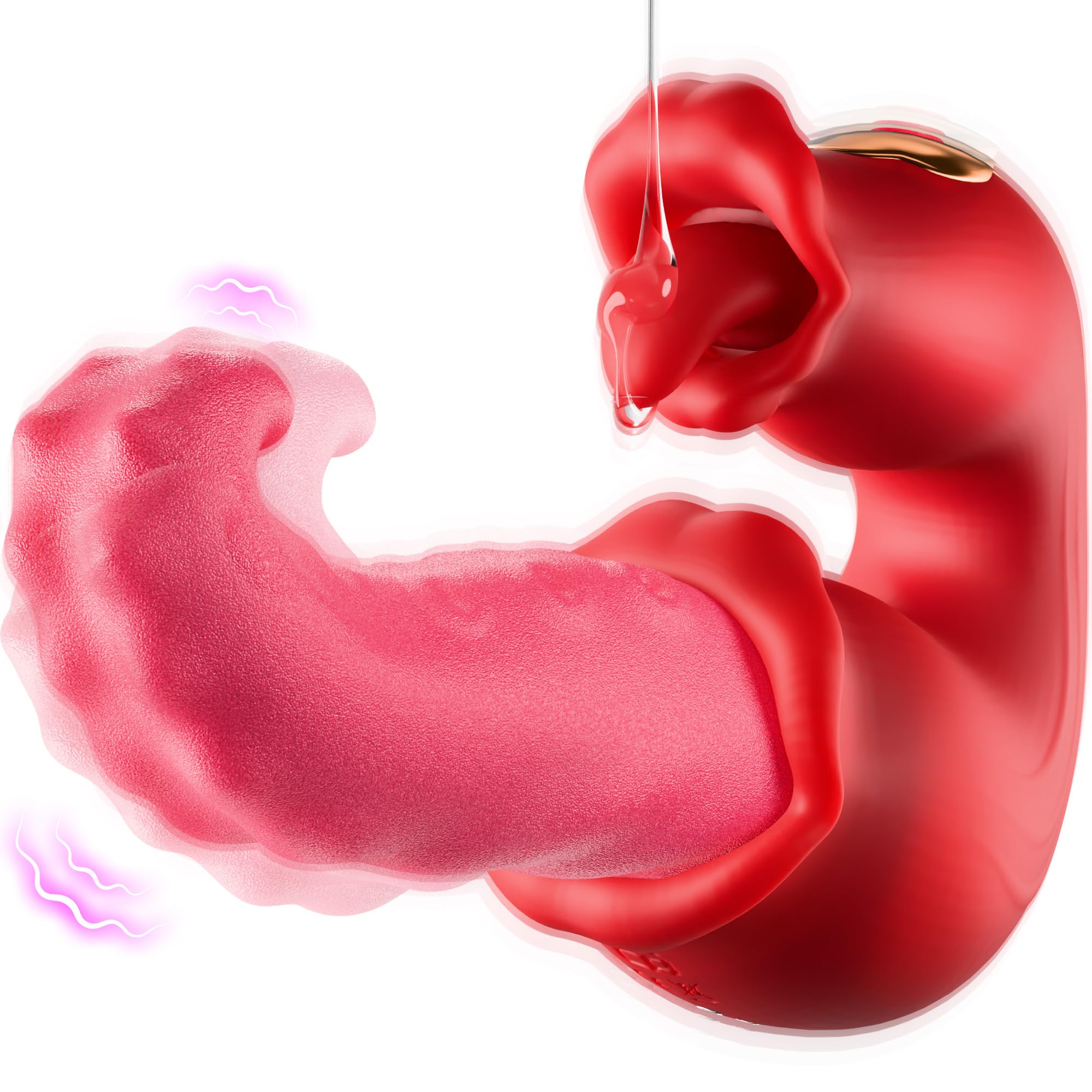 🔥Female vibrating tongue, 👄stimulating sex👄, with 9 licking, sucking and 9 vibration modes😍