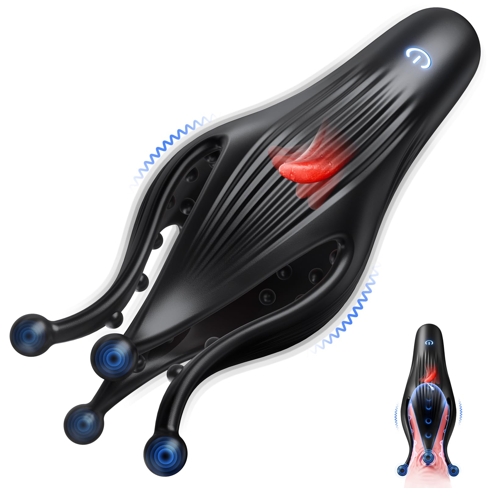 😍Unisex 4-in-1 Tentacle Vibrator, 🔥Men's Trainer