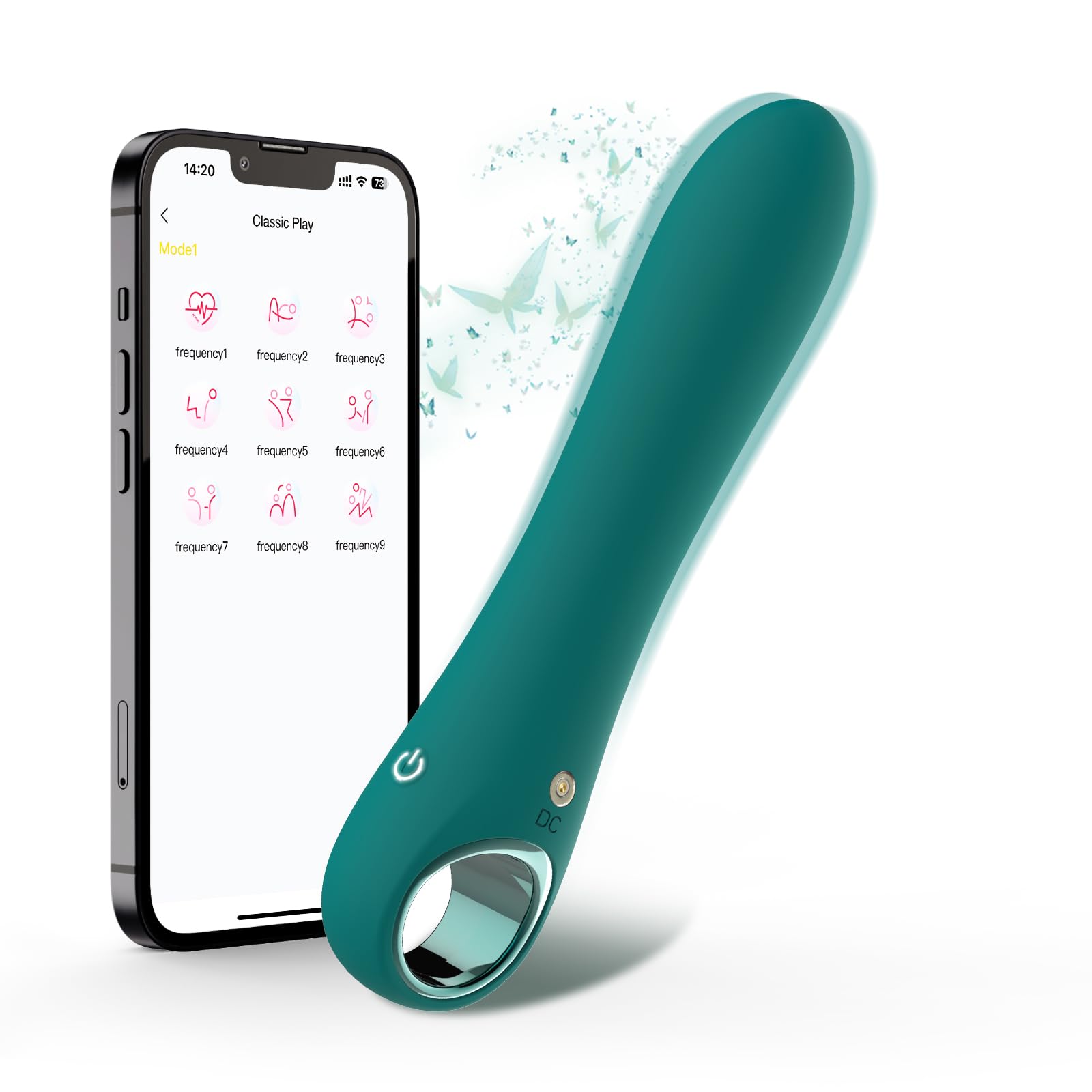 🔥2025 Classic Toy🔥 – Mini APP-Controlled G-Spot Massager, 😘the Best Gift for Yourself