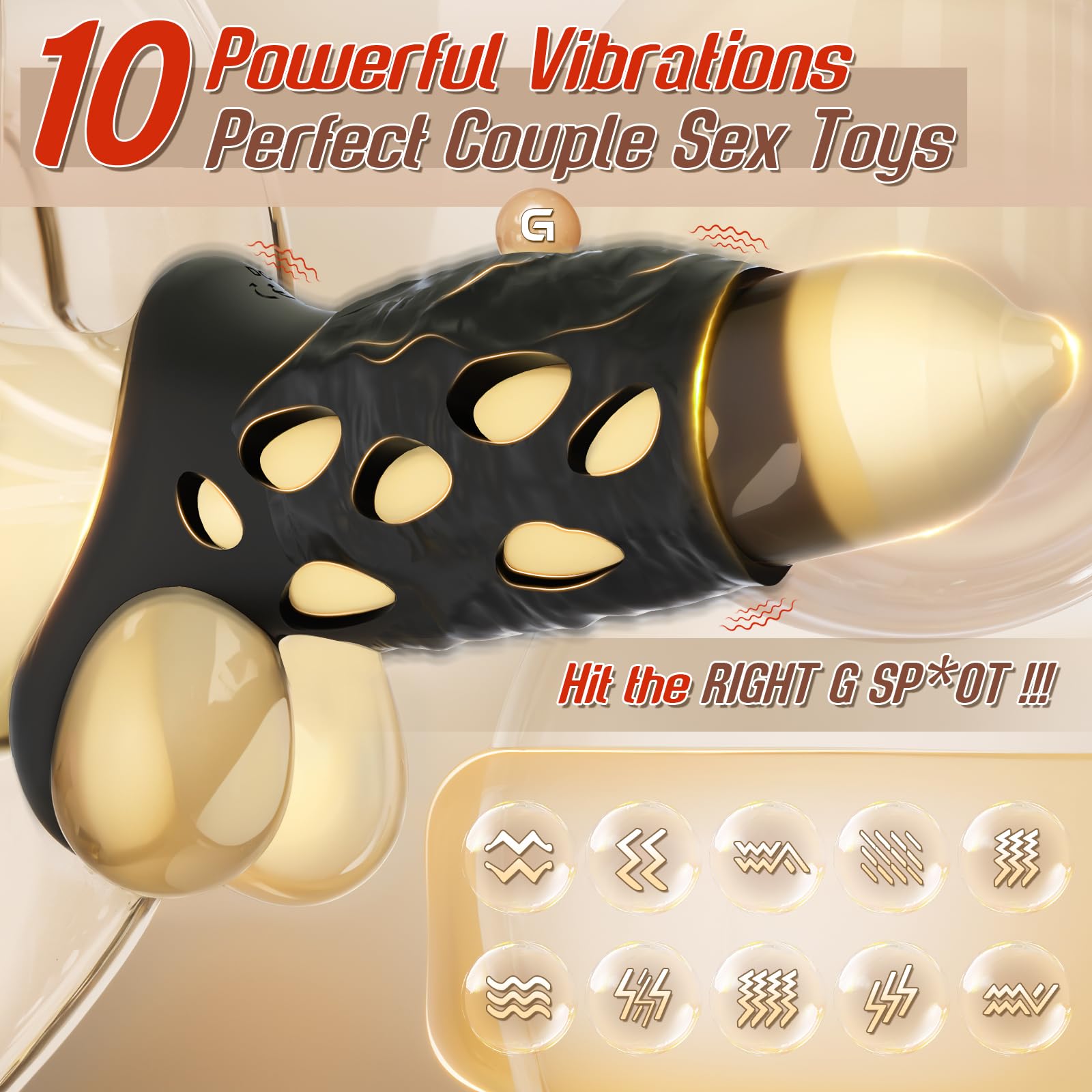 Vibrating Cock Rings and Sleeves - G-Spot Stimulation for Men and Women