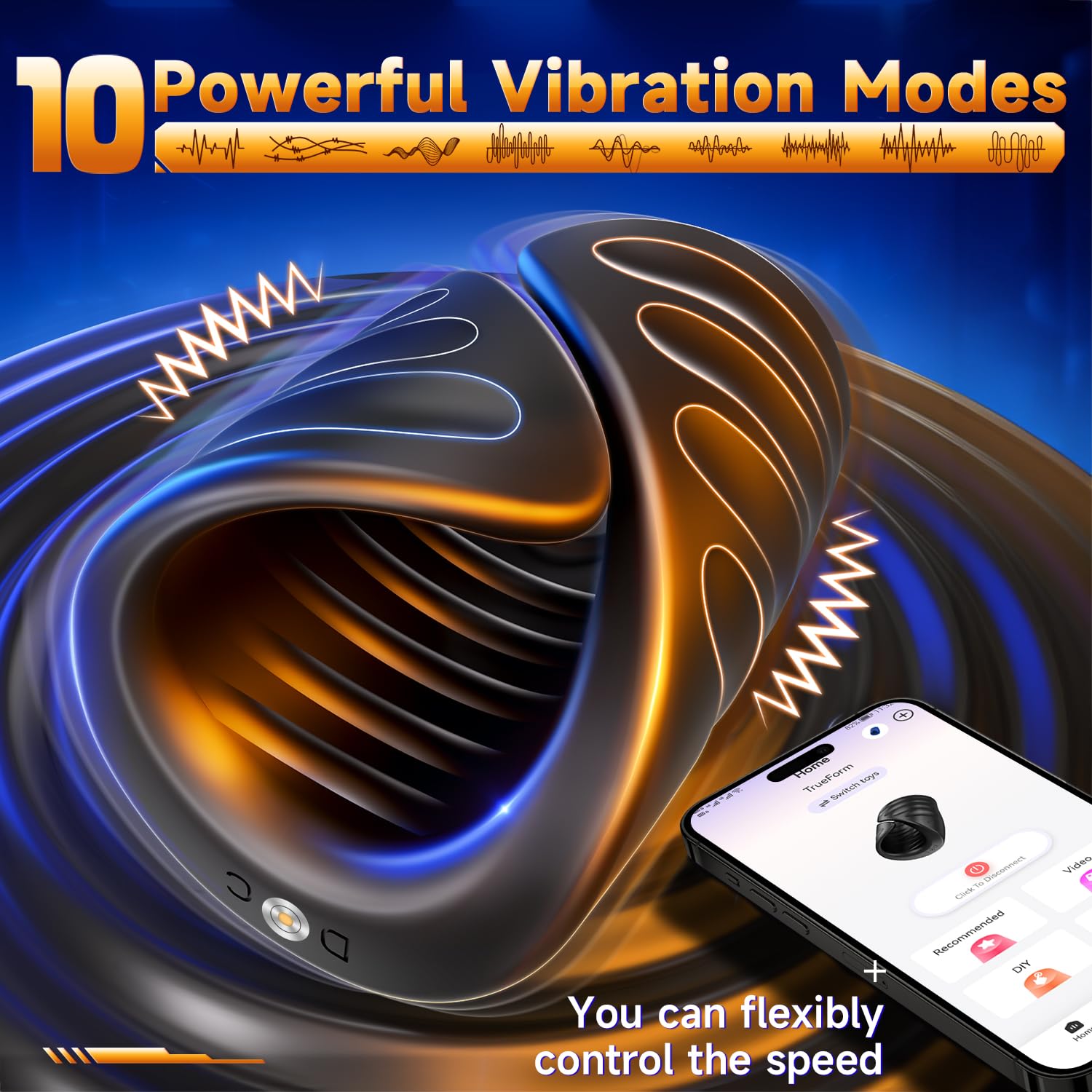 🏆Penis trainer with 📱 APP control, vibrating masturbator🔥