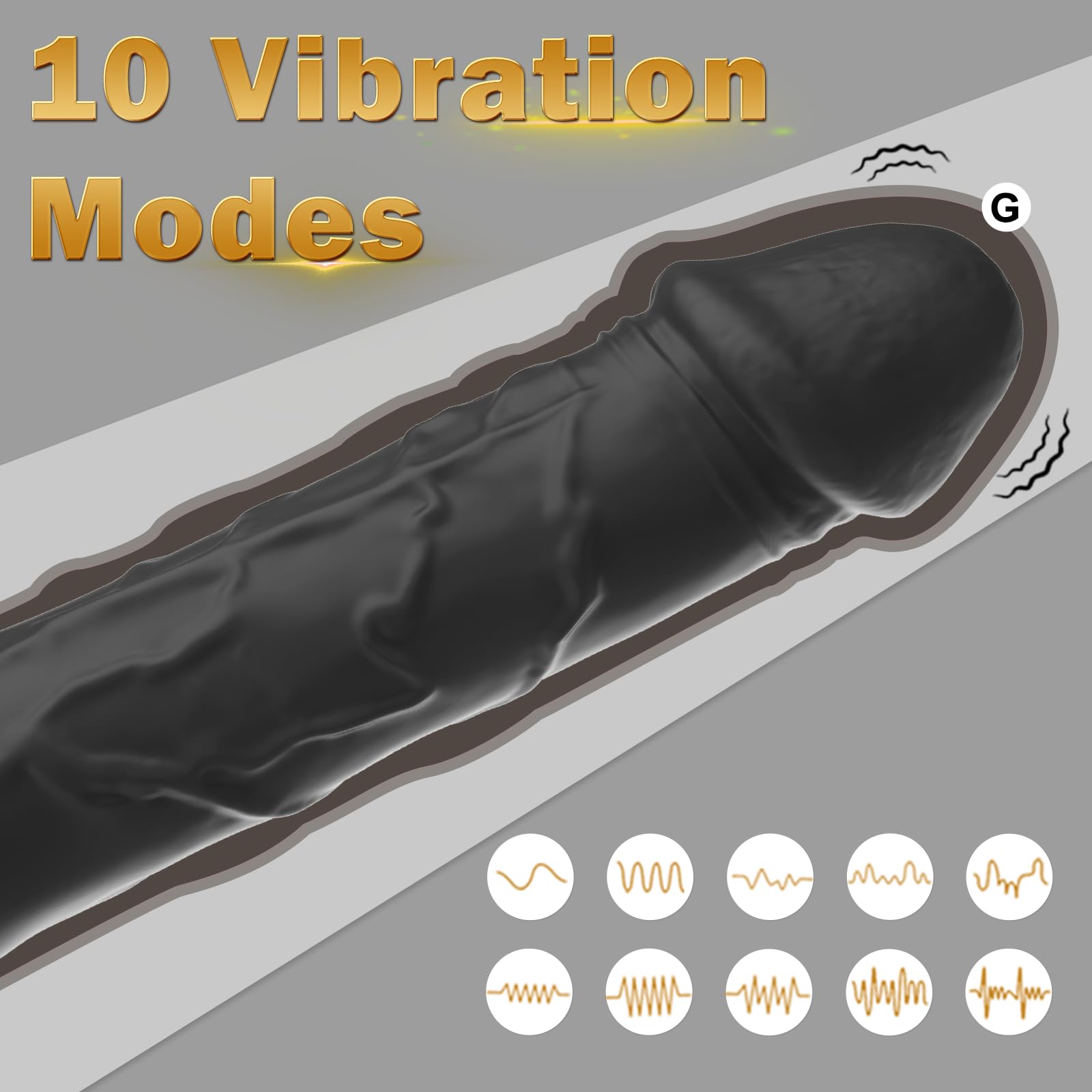 🏆Realistic silicone dildo vibrator, 💪multiple stimulation, adult sex toy for singles and couples