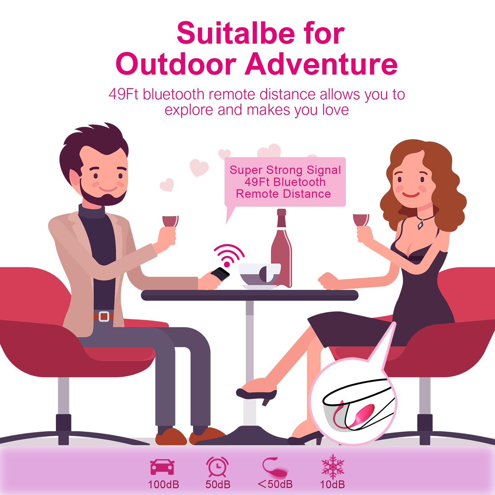 🏆APP remote control G-spot panty vibrator, 🩲wearable rechargeable adult sex toy