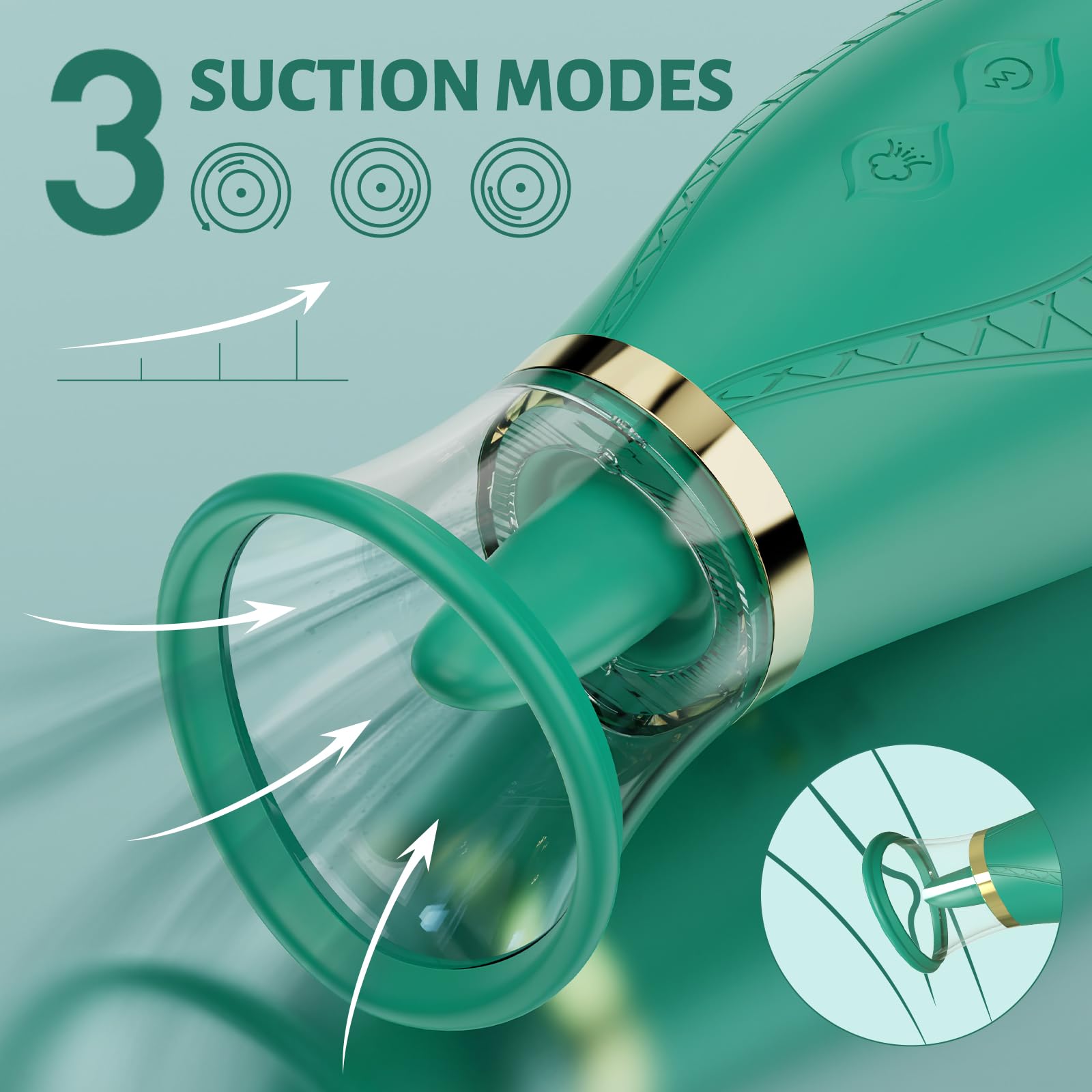 😍3-in-1 Rose Mouth Vibrator😍Multiple stimulation points for a fully awakened pleasure