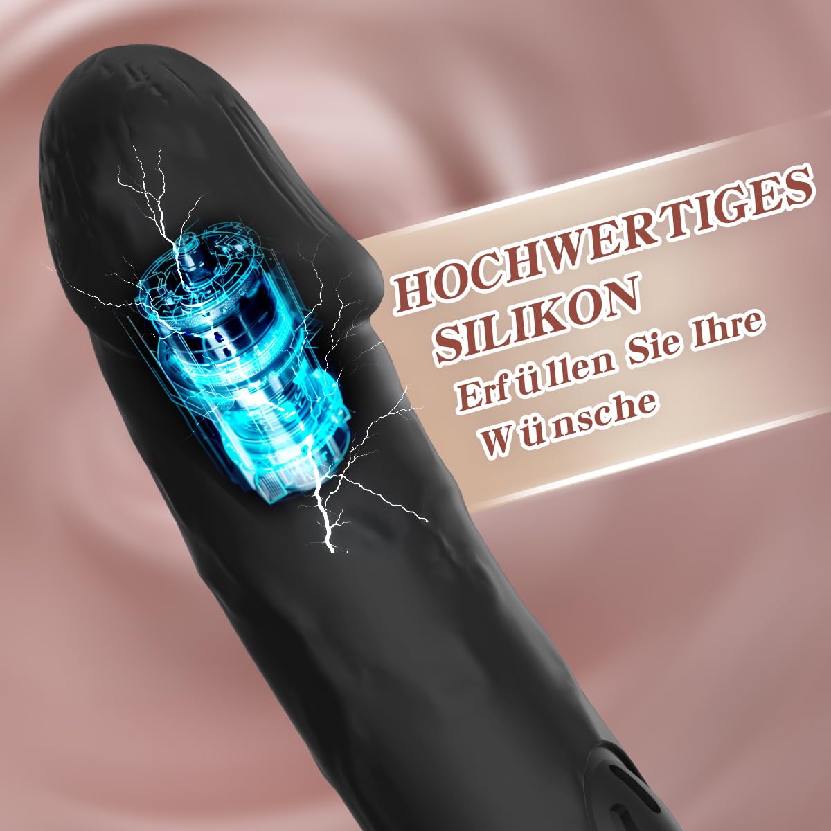 🔥Bullet-shaped clitoral stimulator with realistic silicone G-spot stimulation, satisfying the pleasure needs of both solos and couples.