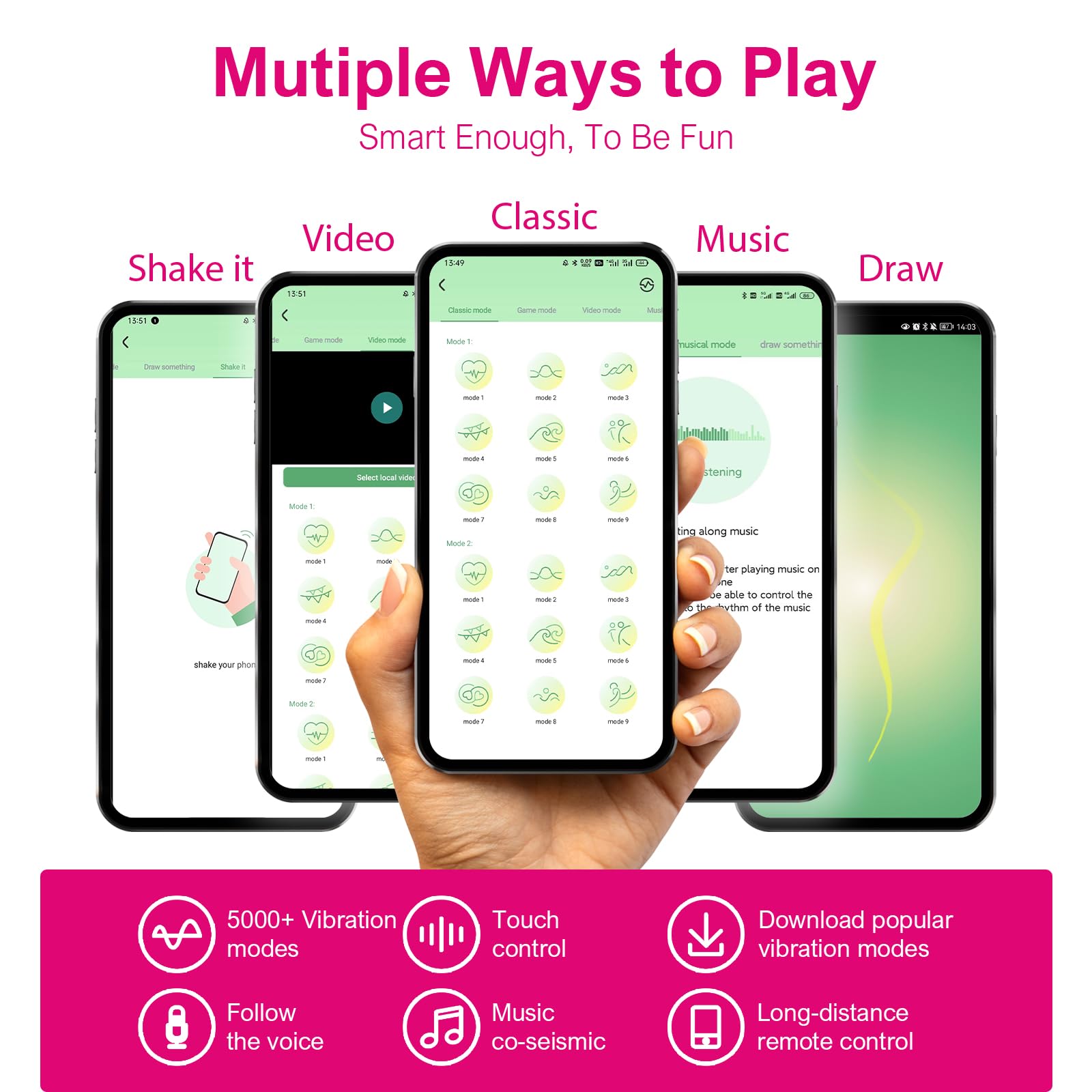 🏆APP remote control G-spot panty vibrator, 🩲wearable rechargeable adult sex toy