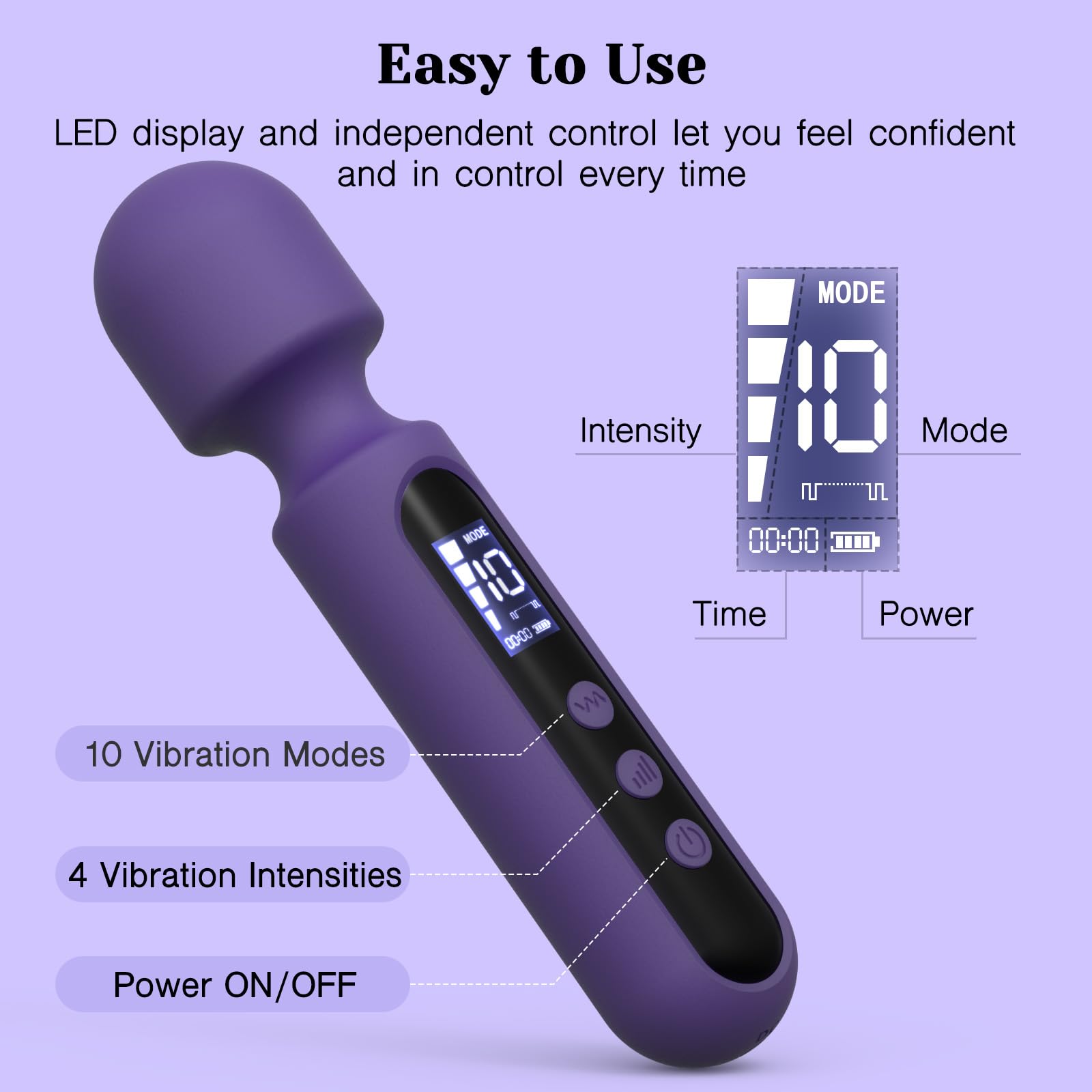 💥AV-style LCD display vibrator, 😍passionate squirt starter, 🔍passion set