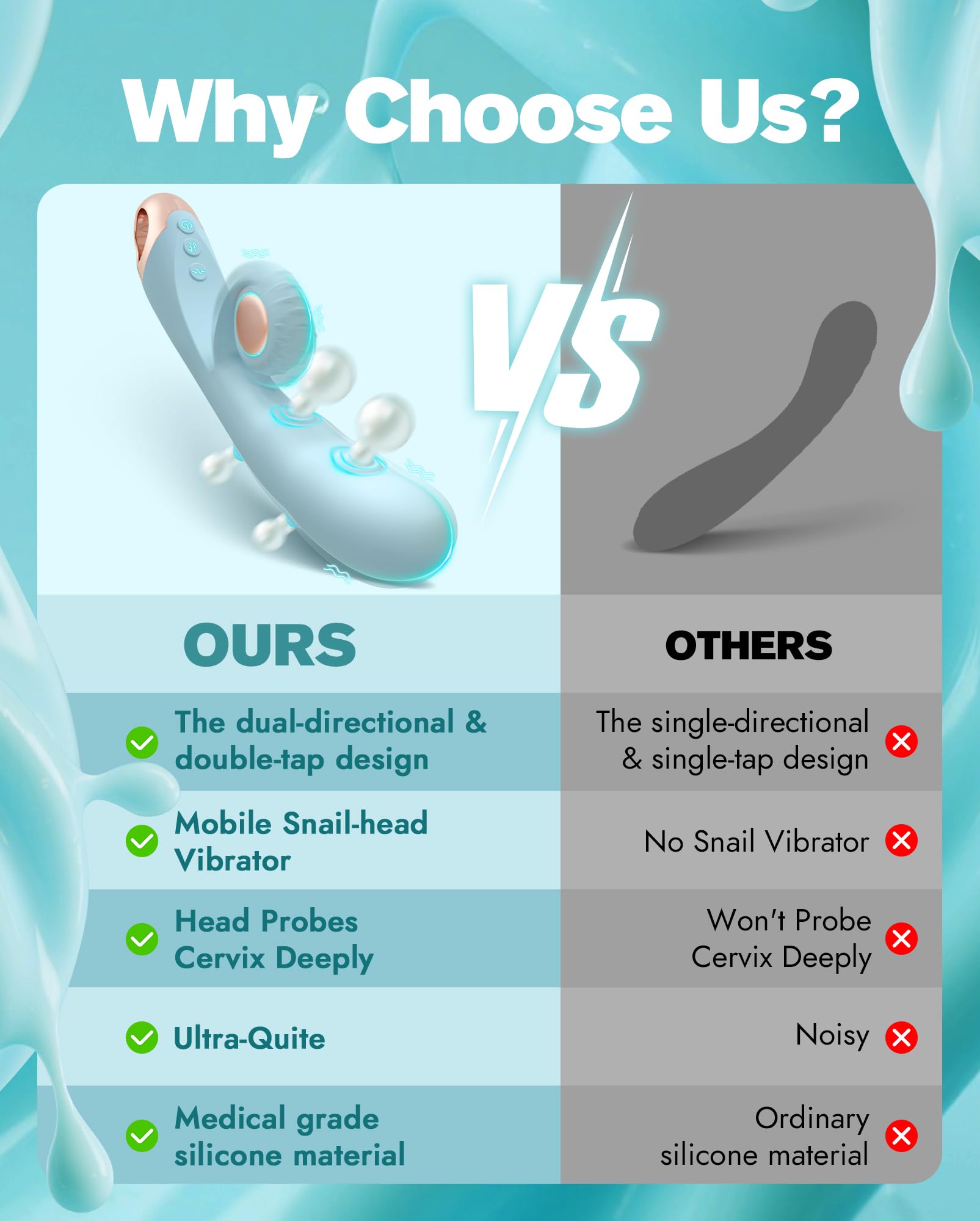 🔥2025 Brand New Design🔥 Snail Vibrator with Three Explosive Effects😍