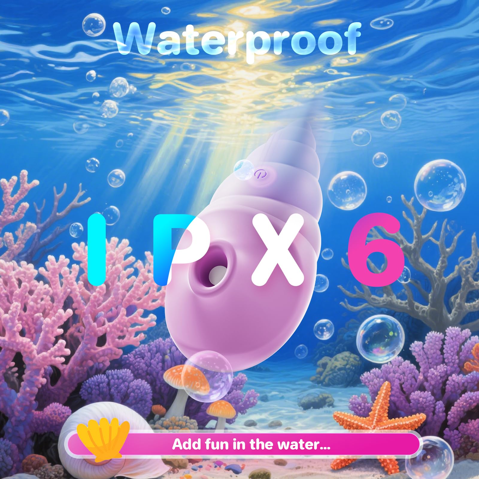 🔥Fresh design for 2025🔥 conch-shaped suction vibrator🐚, sucking until you're lost in pleasure, vibrating until you're limp.