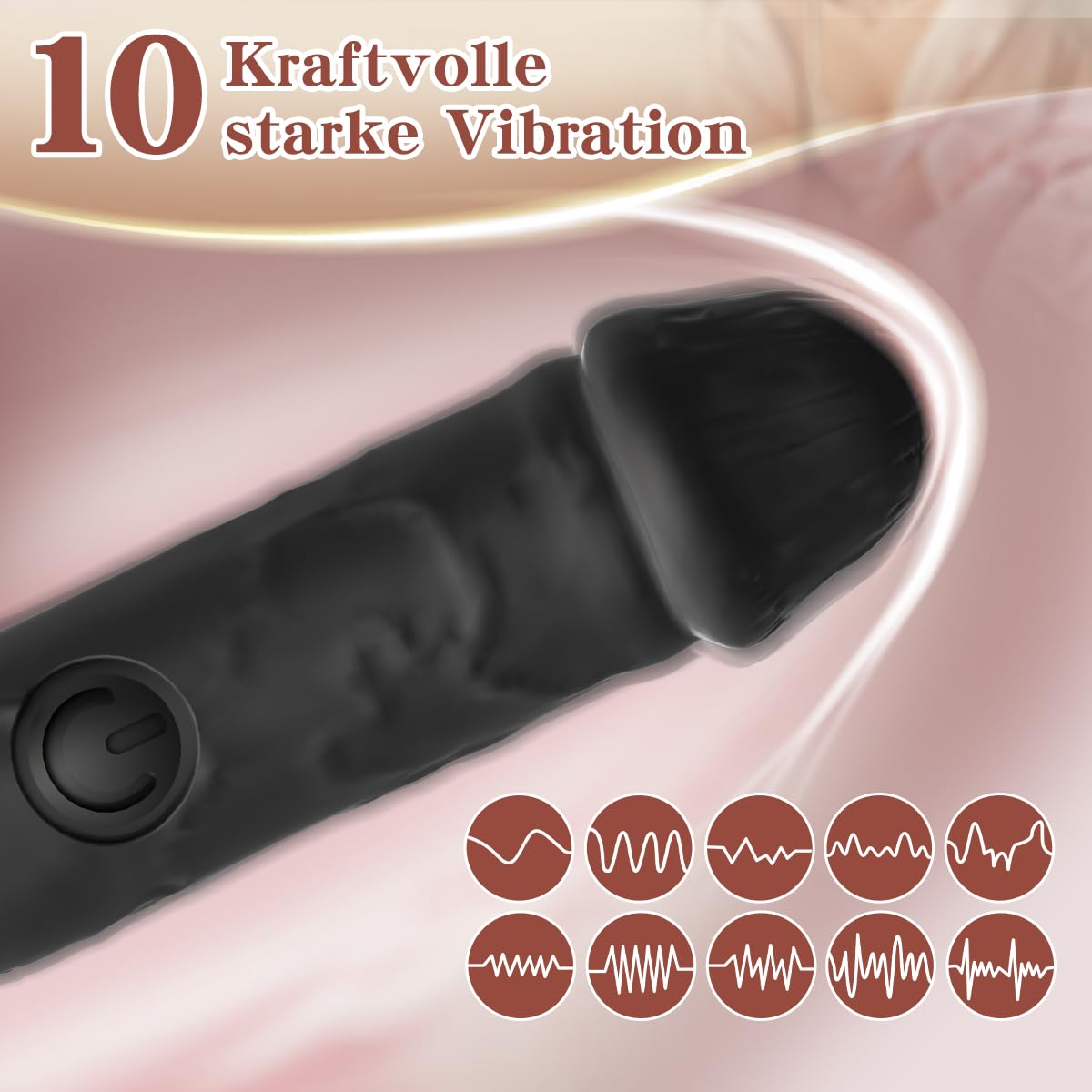 🔥Bullet-shaped clitoral stimulator with realistic silicone G-spot stimulation, satisfying the pleasure needs of both solos and couples.